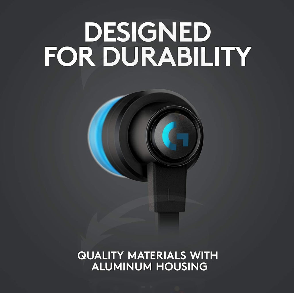 Logitech G333 GAMING EARPHONES WITH MIC - BLACK Logitech G333 GAMING EARPHONES WITH MIC - BLACK